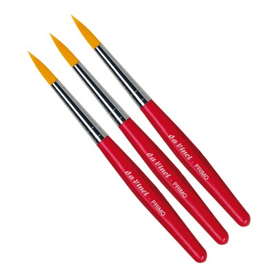 da Vinci PRIMO Tempera Preschool Round Brush, 3 /Pack (DVXVA353R0-3)