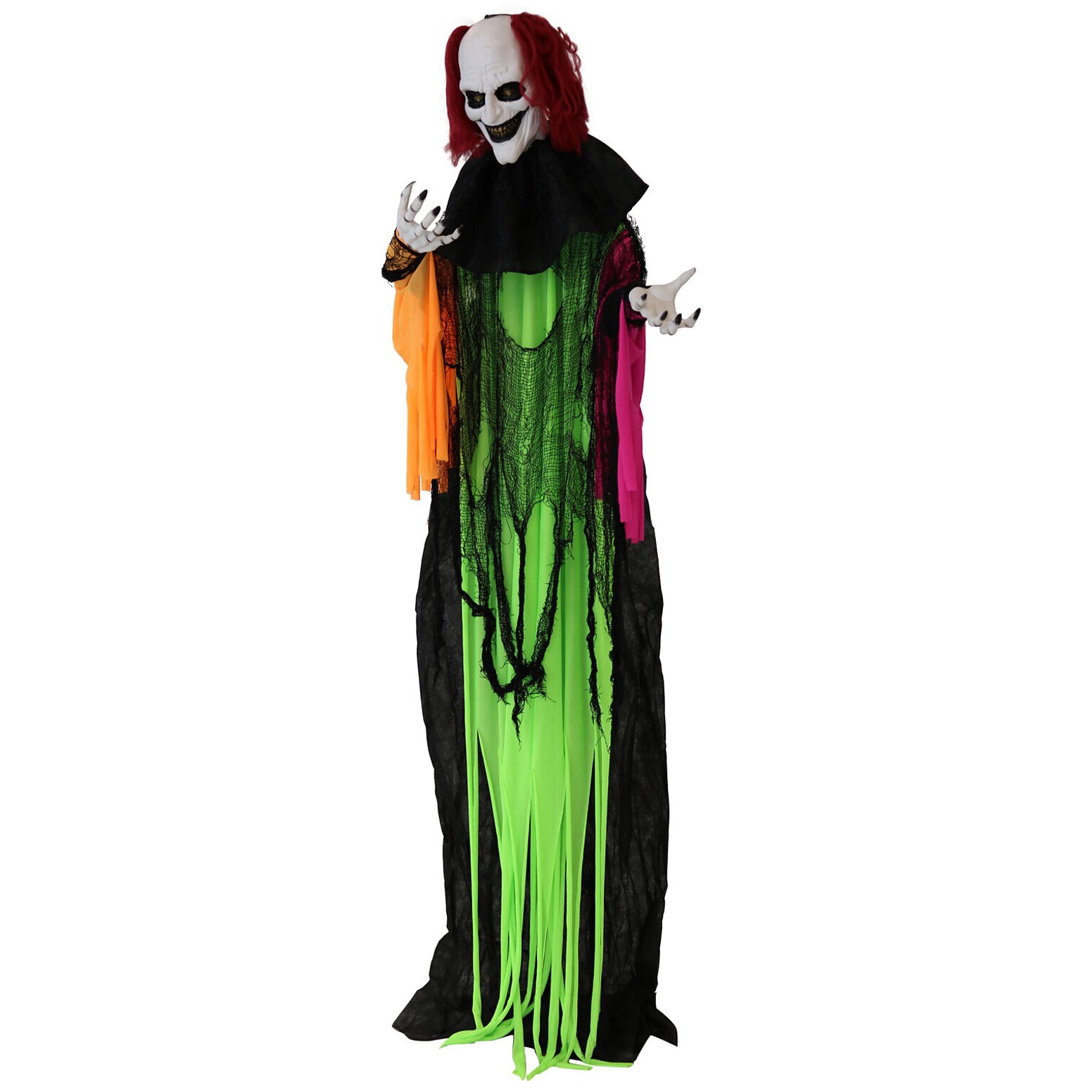 Haunted Hill Farm Life-Size Animatronic Clown (HHCLOWN-17FLSA)