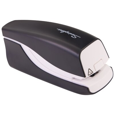 Swingline Breeze Electric Desktop Stapler, 20-Sheet Capacity, Black/White (42131/43132)