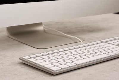 Cherry KC 6000C for Mac Wired Keyboard, White/Silver (JK-1620US-1)