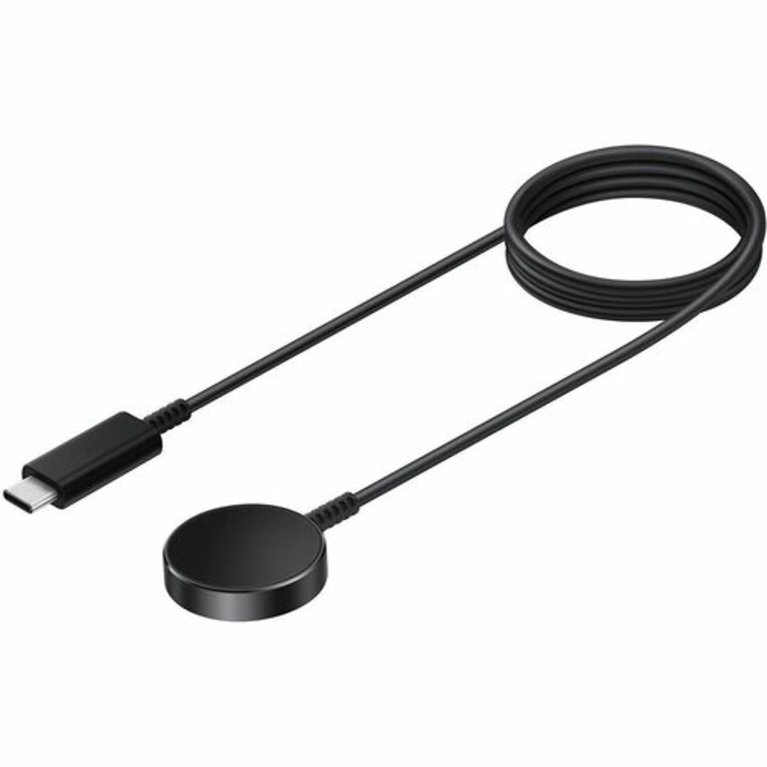 Samsung Magnetic Wireless Charging Pad For Galaxy Watch, 9W, 2.62 ft., Black (EP-OR900BBEGUJ)