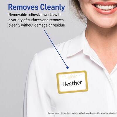 Avery Rectangle Multipurpose Labels, 2-1/3" x 3-3/8", White, 80/Pack (19479370532)