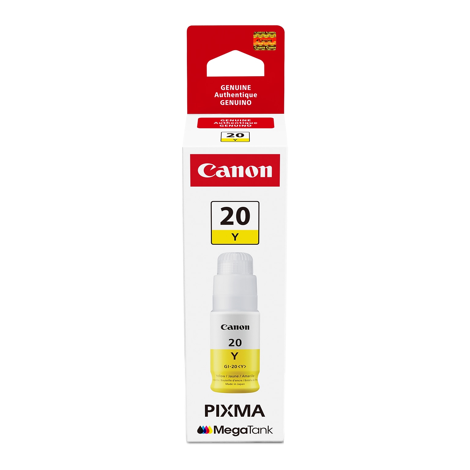 Canon GI-20 Yellow Standard Yield Ink Cartridge Refill (3396C001)