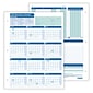 ComplyRight 2024 Attendance Calendar Card, White, Pack of 50 (A4000W50)