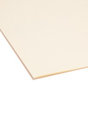 Smead File Folders, Reinforced 1/2-Cut Tab, Letter Size, Manila, 100/Box (10326)