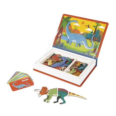 Janod Magneti'book Dinosaurs, Multicolored (JND02590)