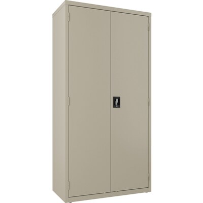 Lorell Fortress Series 72 Steel Wardrobe Cabinet, Putty (LLR66965)