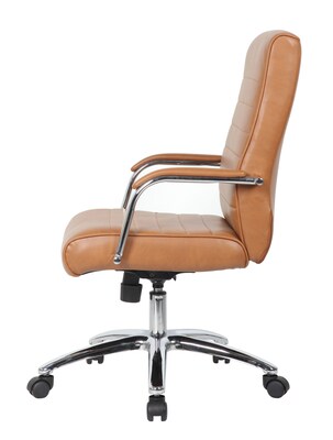 Boss Vinyl Executive Conference Chair, Caramel (B696CRB-CML)