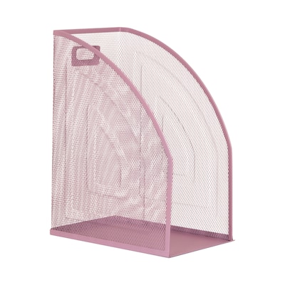 Staples Metal Mesh File Organizer, Dusty Pink (ST63831)