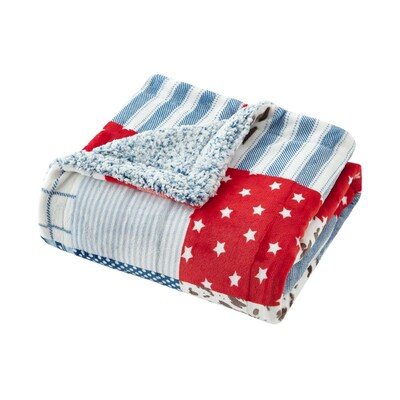 USA Patchwork Blanket