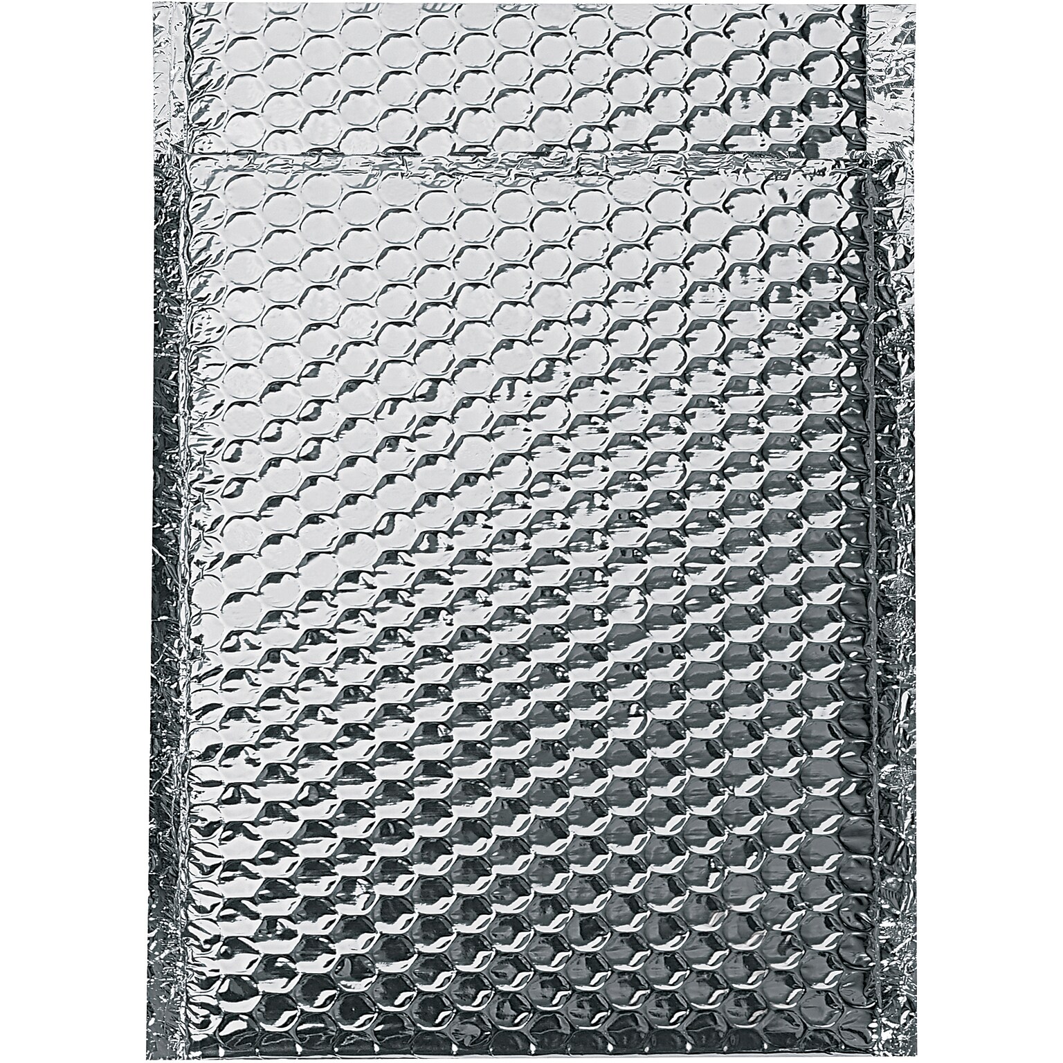 8 x 11 Self-Sealing Bubble Mailer, Metallic Silver, 100/Carton (INM811)