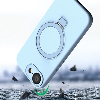 SaharaCase Venture Series Silicone Phone Case for iPhone 16e, Shock Absorbing, Sky Blue (CP00814)