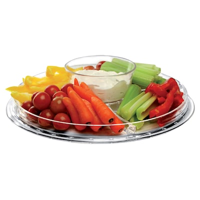 FridgeMate 4-in-1 Multifunction Serving Set, Acrylic, Clear (FGM51114)
