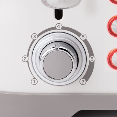 Betty Crocker 4-Slice Pop-Up Toaster, White (BC-4624W)