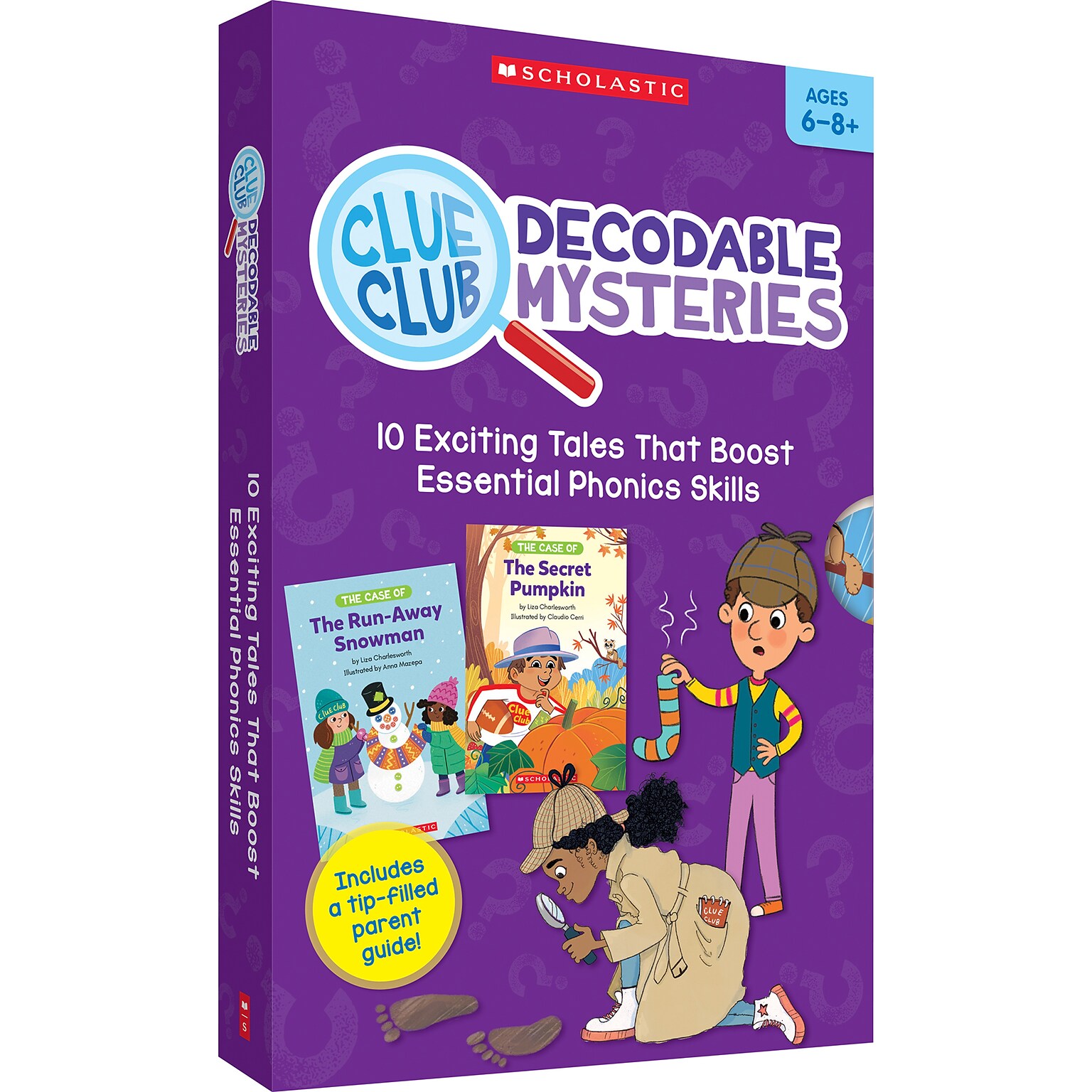 Scholastic Teaching Solutions Clue Club Decodable Mysteries Boxed Set, 10/Set (SC-9781546108207)