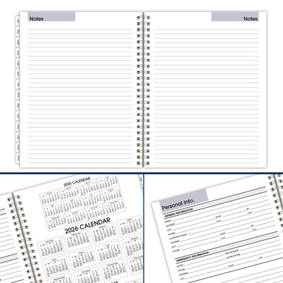 2026 AT-A-GLANCE DayMinder Executive 8.75" x 7" Weekly & Monthly Planner Refill Pages, White (G545-50-26)