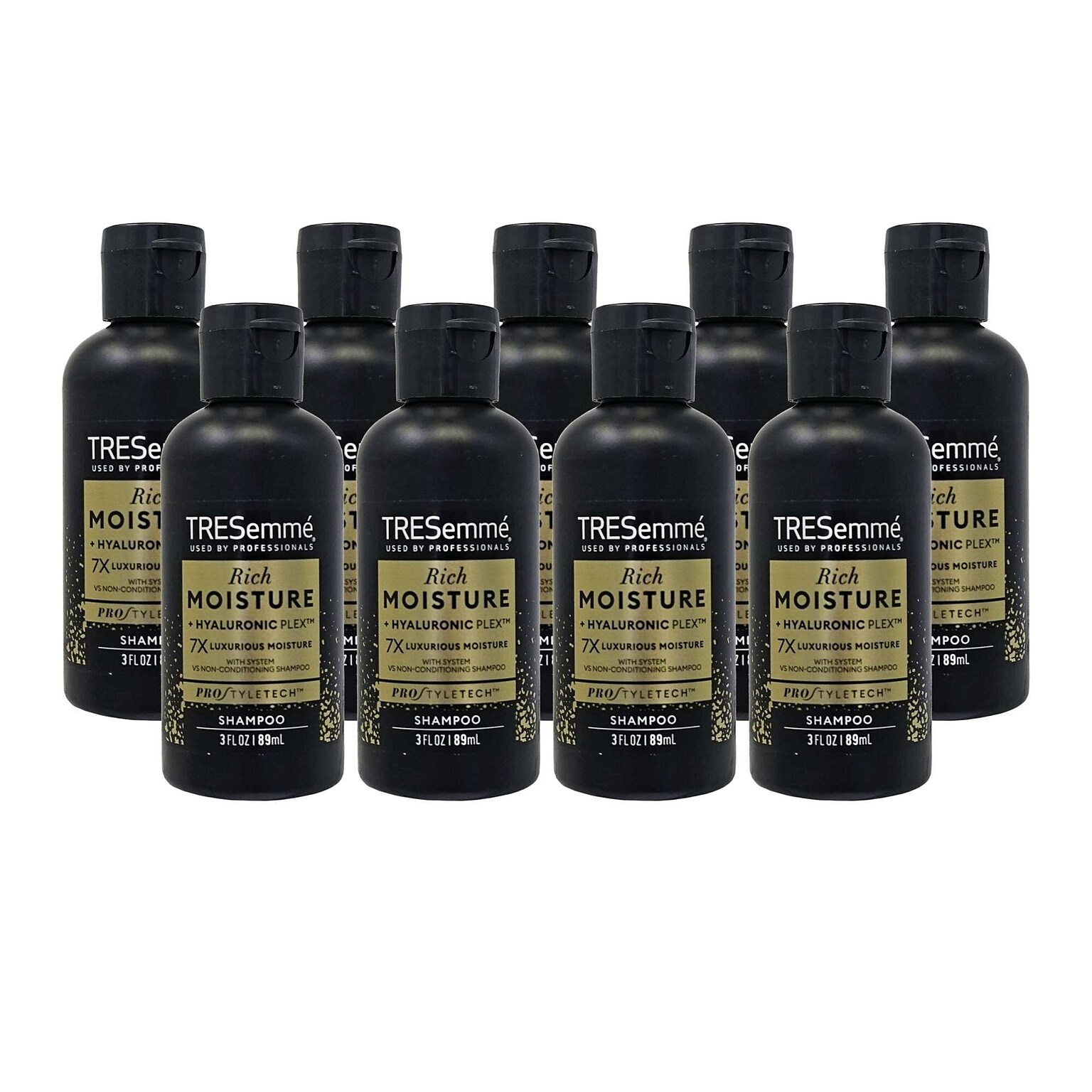 TRESemme Shampoo, 3 oz Travel Size Bottle, 9 Bottles/Bag, 12 Bags/Carton