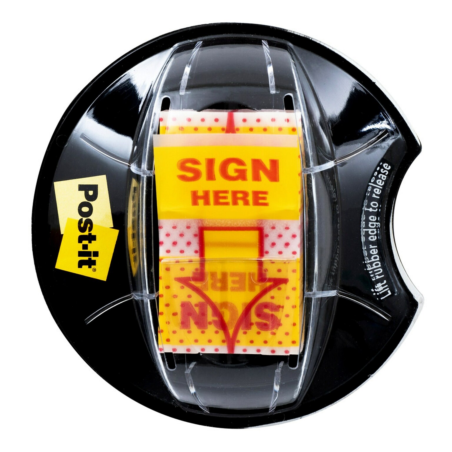 Post-it Sign Here Message Flags, 1 Wide, Yellow, 200 Flags/Pack (680-HVSH)