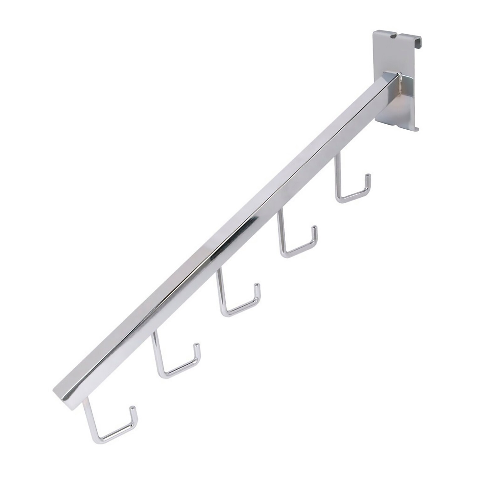 Nahanco 5-Hook Square Tubing Waterfall, Chrome, 18  (GW5H)