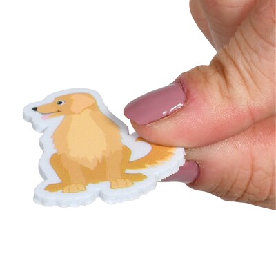 Ready2Learn Foam Dog Stickers, Multicolored, 176/Pack (CE-10121)