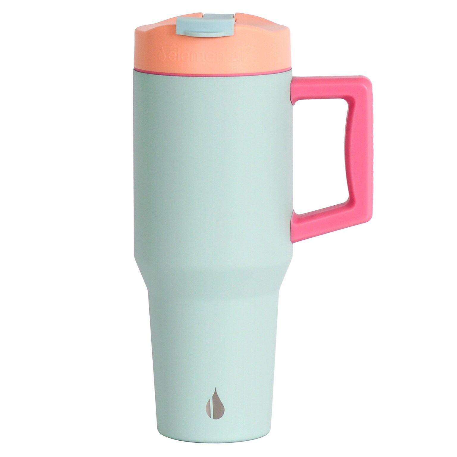 Elemental Commuter Stainless Steel Double Wall Insulated, 32 oz., Mint Sorbet (EMLET32MS9)