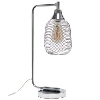 Elegant Designs LED Desk Lamp, 19", Chrome (LD1060-CHR-LB)