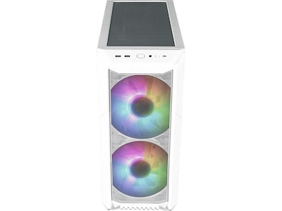 Cooler Master HAF 500 ATX Mid-Tower Computer Case, White (H500-WGNN-S00)