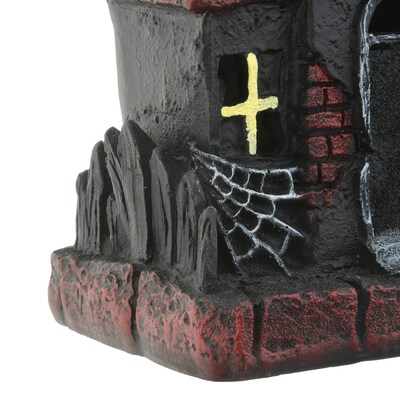 National Tree Company 7" Black Cats Haunted House with LED Light (PG11-FJ80463-1)
