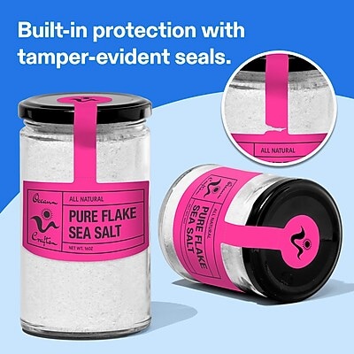 Avery Laser/Inkjet Multipurpose Labels, 5-1/8" x 4", Neon Magenta, 30 Labels/Pack (19479370736)
