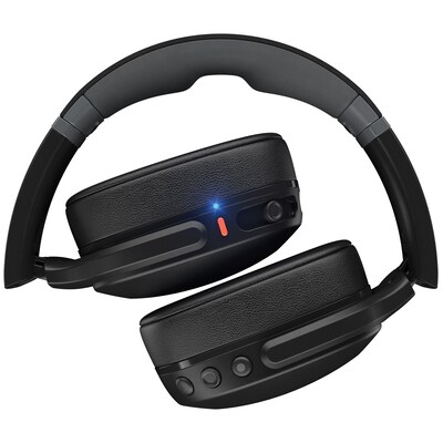 Skullcandy Crusher Evo Sensory Bass Wireless Over-Ear Headphones with Microphone, Bluetooth, True Black (S6EVW-N740)