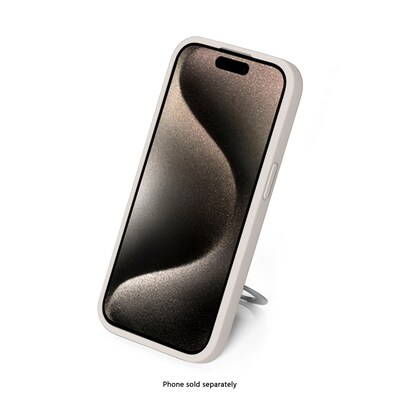 SaharaCase Venture Series Silicone Phone Case for iPhone 16e, Shock Absorbing, Fossil White (CP00815)