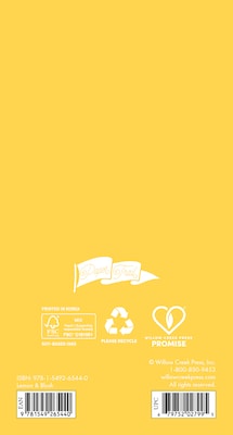 2026-2028 Willow Creek 3.5 x 6.5 Academic Weekly & Monthly Planner, Lemon & Blush (65440)