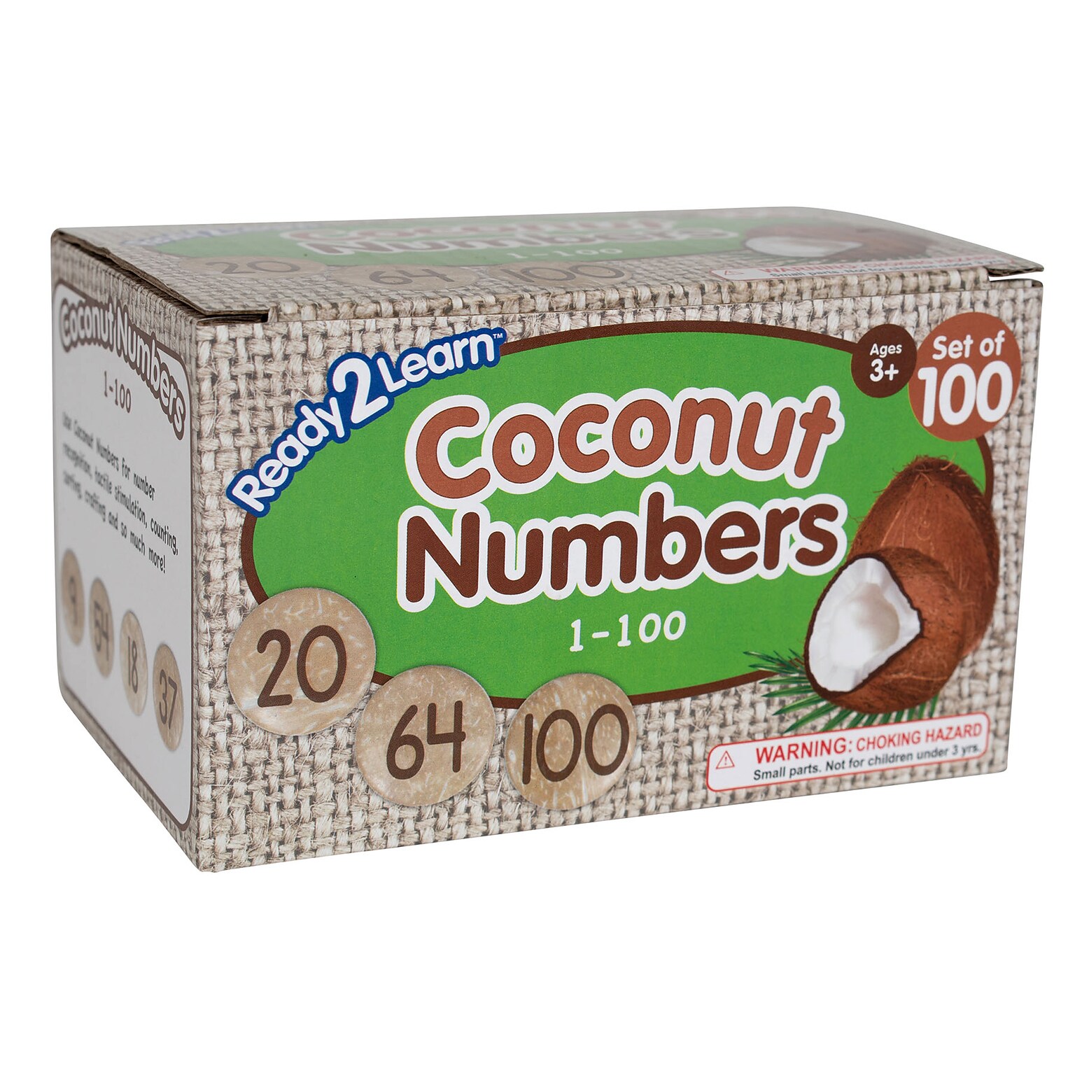 Ready2Learn Coconut Numbers, 1.5, Multicolored, 100/Set (CE-10007)