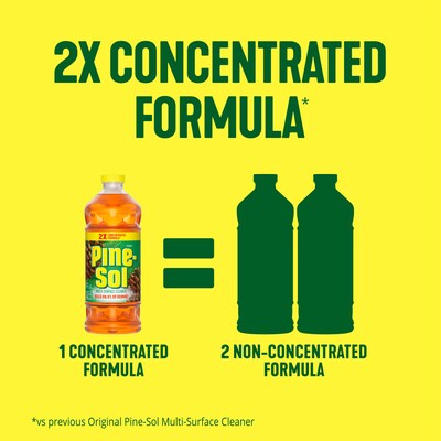 Pine-Sol Disinfecting Multi-Surface Cleaner, Original Pine Scent, 40 fl. oz. (60164)