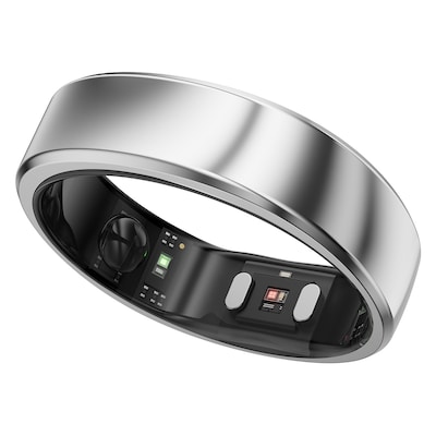 RingConn Gen 2 Air Ultra-Thin Smart Ring - Size Before You Buy - Size 14, Galaxy Silver (124031401)