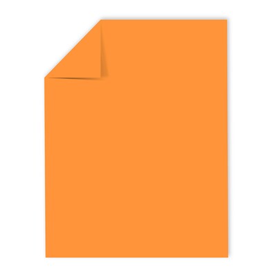 Astrobrights Colored Paper, 24 lbs., 8.5 x 11, Cosmic Orange, 500 Sheets/Ream (22651/21658)