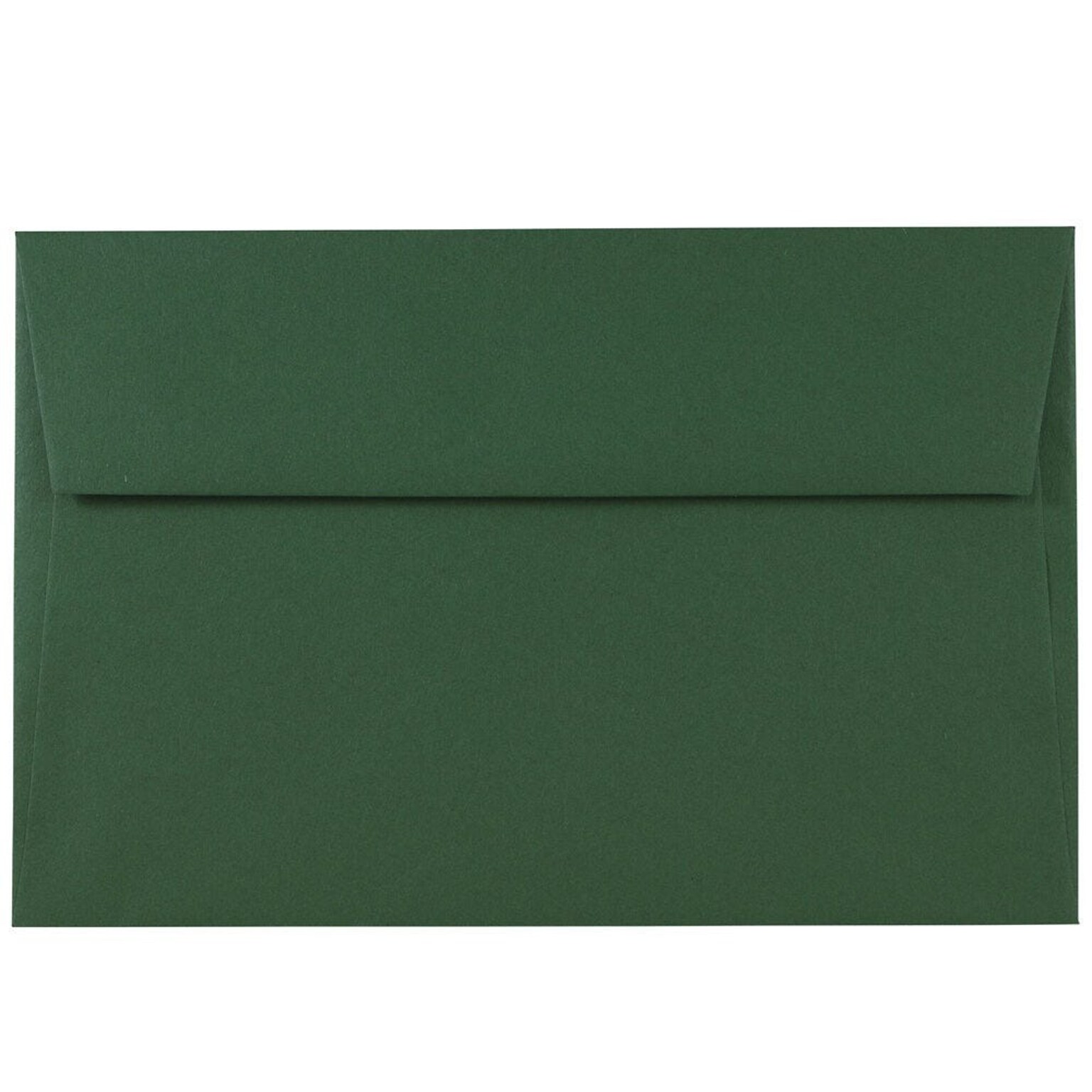 JAM Paper A9 Booklet Envelope 5 3/4 x 8 3/4, Dark Green, 100/Pack (157459d)
