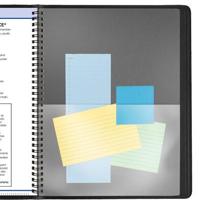 2026 AT-A-GLANCE QuickNotes 8.25" x 11" Weekly & Monthly Appointment Book, Faux Leather Cover, Black (76-950-05-26)