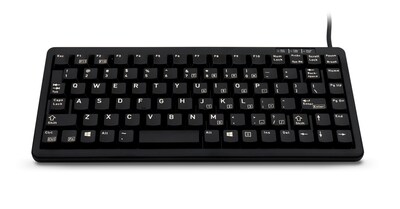 Cherry G84-4100 Series Compact Wired Keyboard, Black (G84-4100LCMEU-2)