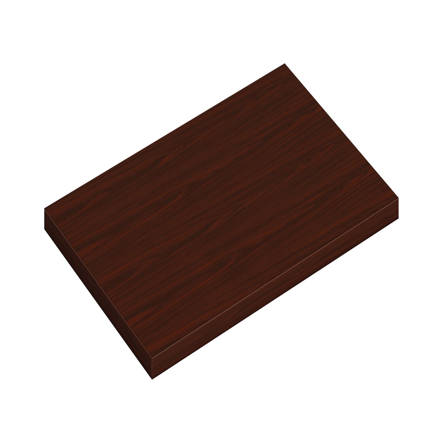 HON Mod Low Credenza Top, 36W x 20D, Traditional Mahogany Finish (HONLCL3620TT1RO)