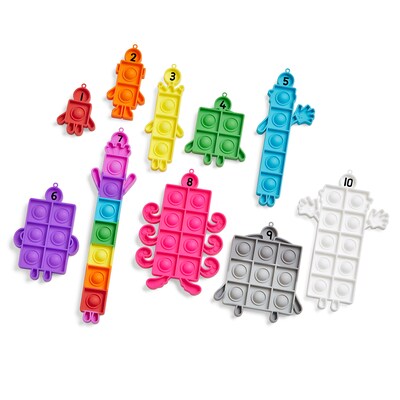 hand2mind Numberblocks Sensory Bubble Poppers (96929)