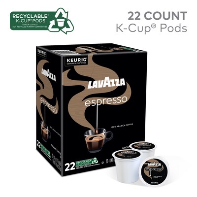 Lavazza Perfetto Espresso Coffee Keurig® K-Cup® Pods, Dark Roast, 22/Box (6000)