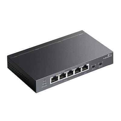 TP-Link 5-Port Gigabit PoE Unmanaged Switch, 1 Gbps, Black (TL-SG1005P-PD)