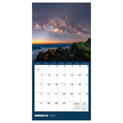 2027 TF Publishing Stargazing 12 x 12 Monthly Wall Calendar, Multicolored (27-1027)