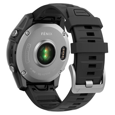 Garmin fenix E AMOLED Multisport GPS Smartwatch, Stainless Steel & Black, 47mm (GRM0302502)
