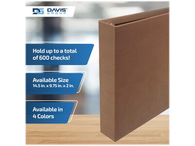 Davis Group 3-Up 1" 7-Ring Special Application Binder, D-Ring, Tan (3UPAM-09)