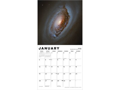 2025 Willow Creek Images from the Hubble Space Telescope 12" x 12" Monthly Wall Calendar (43462)