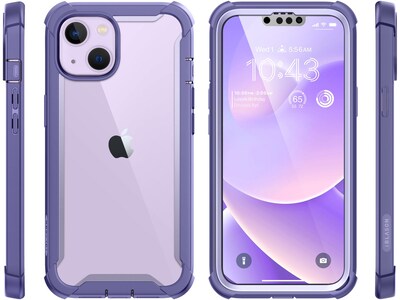 i-Blason Ares Deep Purple Case for iPhone 14 (iPhone2021/22-6.1-Ares-SP-Mauve)