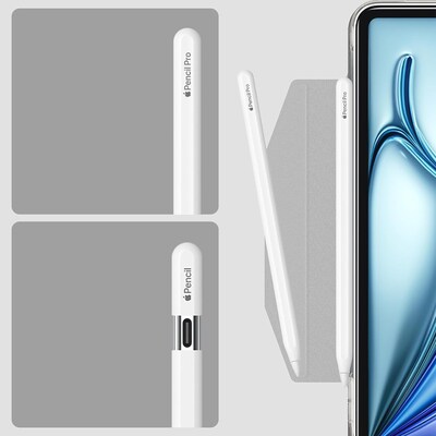 SaharaCase Venture Series Tri-Fold Folio Case for iPad Pro 11" (M4 2024/M5 2025), Flower White (TB00396)