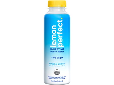 Lemon Perfect Flavored Hydrating Water, 15.2 fl. oz., 12 Bottles/Case (11051)